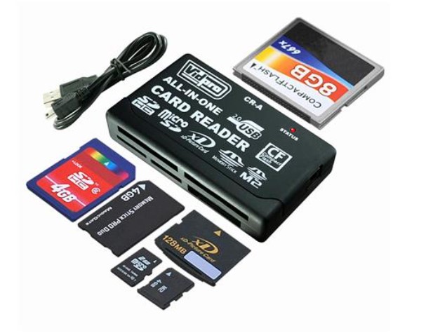 Vidpro 6 Slot All in One USB 2.0 Card Reader